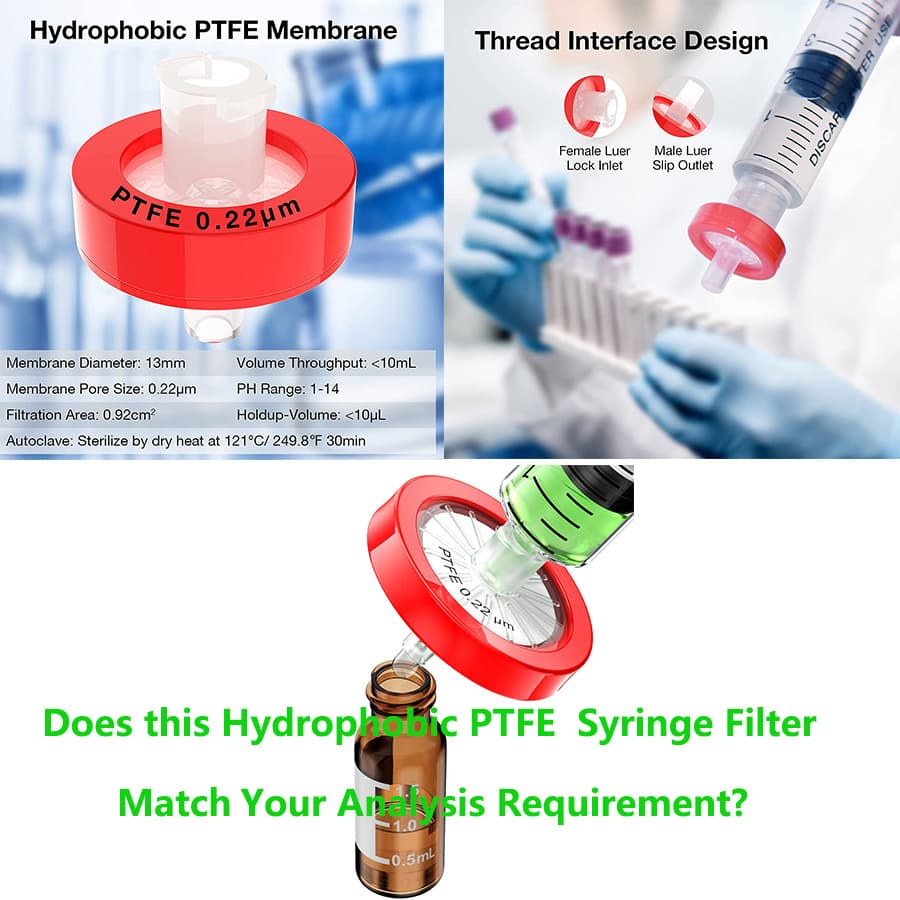 particle filtration High quality laboratory use hplc filter